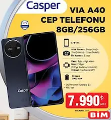 CASPER VİA A40 CEP TELEFONU 8 GB / 256 GB